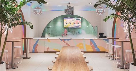 This Ice Cream Shop Draws Inspiration From The 1980s Memphis Design