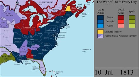 Map Every Day Of The War Of 1812 The Sounding Line