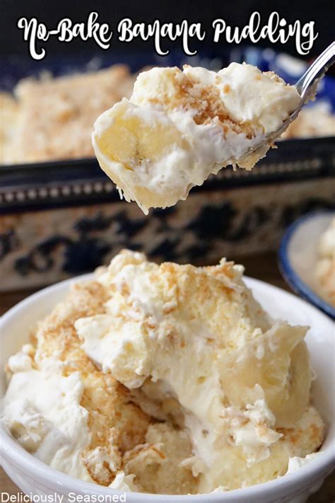 No Bake Banana Pudding Deliciously Seasoned