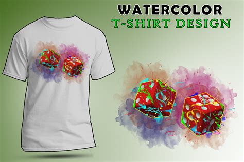 Watercolor Ludu T Shirt Design Gráfico Por Right Mehedi · Creative Fabrica
