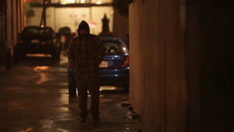 Stock Video Clip Of Homeless Man Walking Down An Alley On Shutterstock