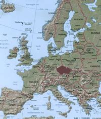 Europa tjeckien karta med hotell. Utvecklingen av det tjeckiska språket