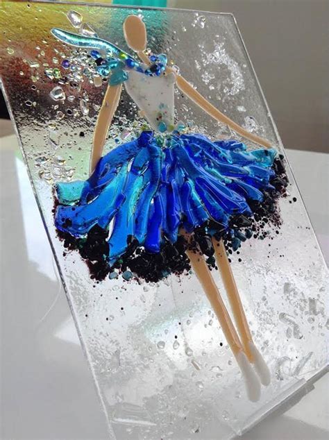 Fused Glass Wall Art Ballerina Fused Glass Pucture T For Etsy