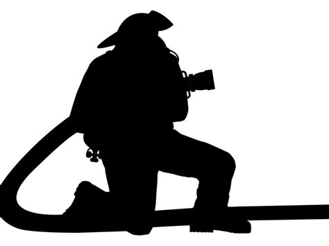 Download High Quality Firefighter Clipart Silhouette Transparent Png