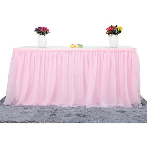 Large Size 7230 Inch Handmade Tutu Tulle Table Skirt Cloth For Party