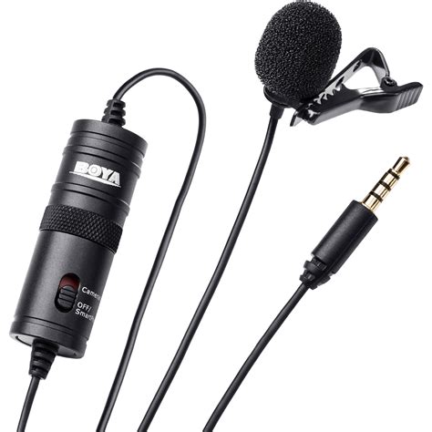 Boya By M1 Omnidirectional Lavalier Microphone Black By M1 Bandh