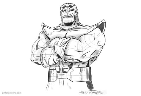 This idea was by no means new at the time because d.c.'s competitors had similar teams (the justice society of america, or later the justice league of america) much earlier. Thanos from Avengers Infinity War Coloring Pages by Andrew ...