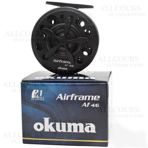 Okuma Airframe Fly Fishing Reel In Black