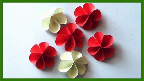 Craft With Paper Pretty Flower Ideas Art Craft With Paper Youtube