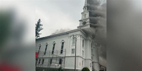 Historic Massachusetts Church Built In 1743 Ravaged By Intense Fire