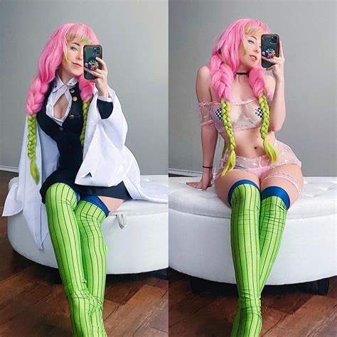 Mitsuri Kanroji Shows You Her Different Outfits In This Cosplay