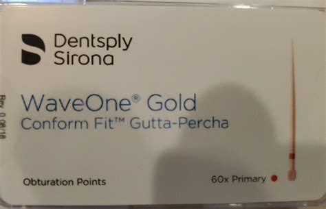 Primary Waveone Gold Wave One Gutta Percha Points Dental Endodontic Root Canal Ebay