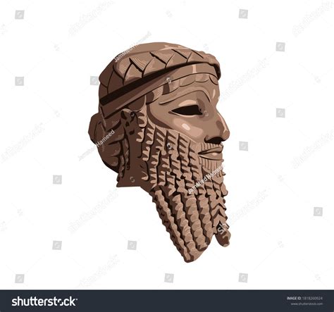 World First Emperor King Sargon Akkad Stock Illustration 1818260924