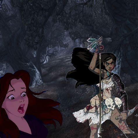 Bell Scared Of Twisted Pocahontas Disney Crossover Photo 31882834