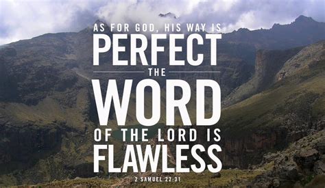 Growing Up In The Word The Perfection Of Gods Word