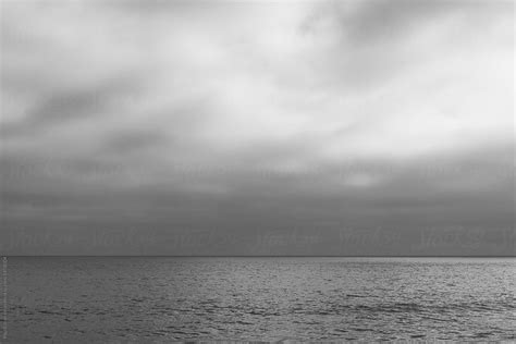 Overcast Sky And Vast Ocean By Rialto Images Ocean