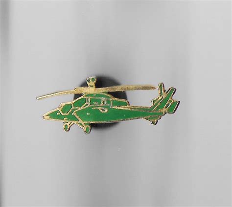 Vintage Apache Helicopter Pin Enamel Pin Lapel Hat Pin Etsy