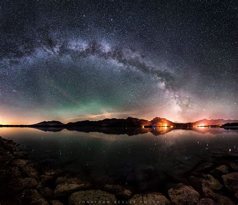 Milky Way Lake Milky Way Evening Pictures Beautiful Landscapes