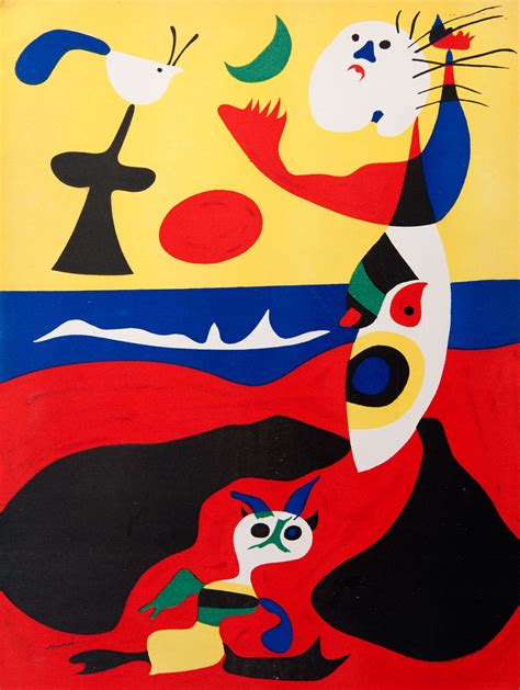Contrasting Abstractions Joan Miró And Piet Mondrian — Studio Gallery