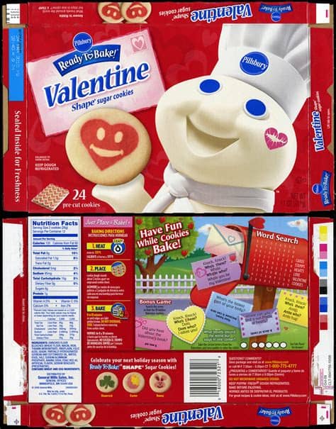 Get ready to bring the best melt in your mouth treats to bring to your. Pillsbury Ready-to-Bake Valentine Shape Sugar Cookies box ...