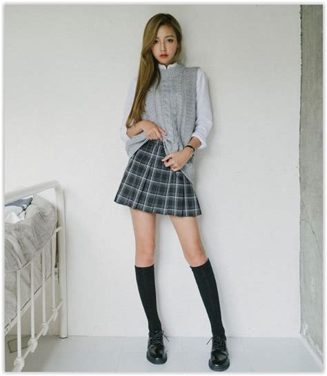 10world pleated plaid mini skirt yesstyle fashion ulzzang fashion korean fashion