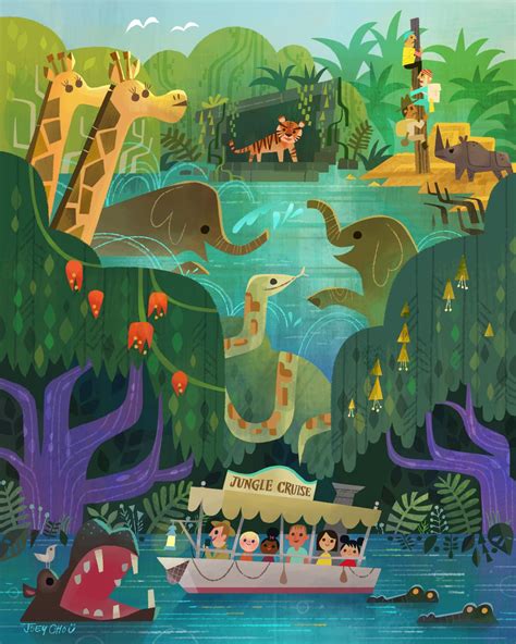 Joey Chou Disney Illustration Disney Art Disney Posters