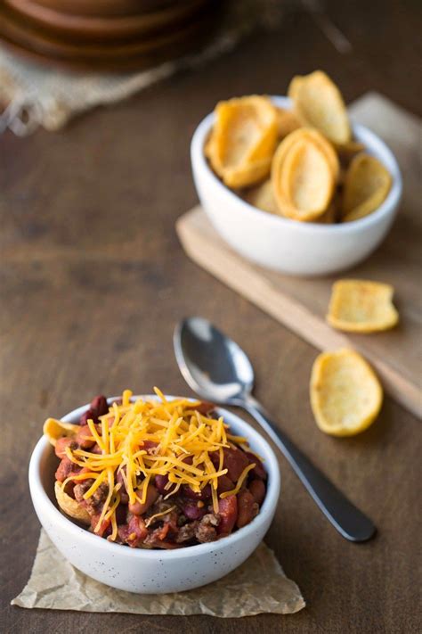 Frito Chili Pie Recipe Directions For Making It In The Crock Pot Or