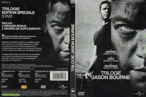 Jaquette Dvd De Jason Bourne Trilogie Coffret Blu Ray V2 Cinéma Passion
