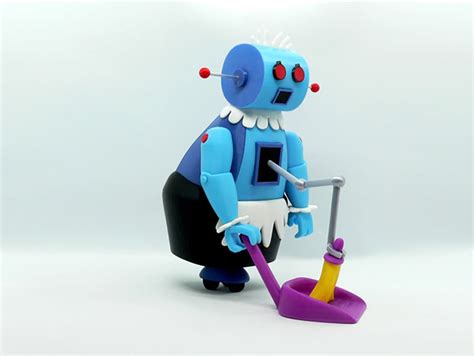 The Jetsons Rosie Character Robot House Cleaner Cartoon Etsy UK