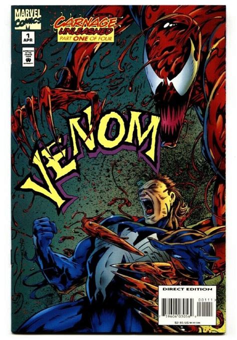 Venom Carnage Unleashed 1 1995 First Issue Comic Book Nm Comic