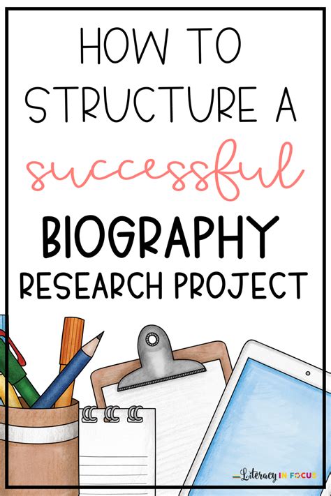 How To Structure A Successful Biography Research Project Literacy In