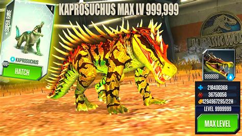 Kaprosuchus Full X Hatch Lv Jurassic World The Game