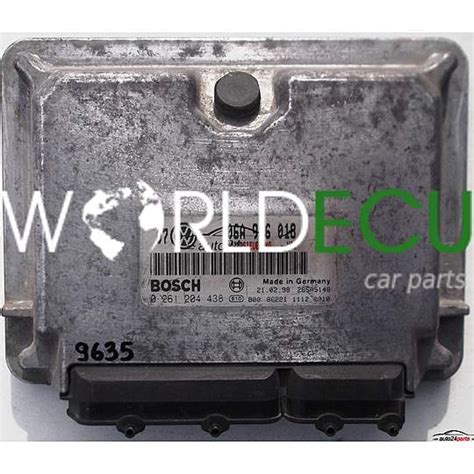 ECU CENTRALITA DE MOTOR VW VOLKSWAGEN GOLF IV 1 8 BOSCH 0 261 204 438