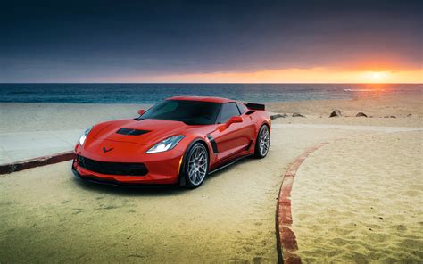 Chevrolet Corvette Z06 Red Hd Cars 4k Wallpapers Images Backgrounds