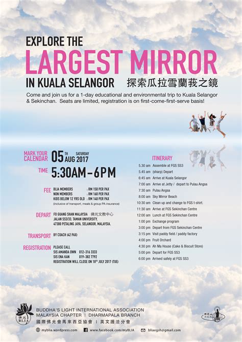 Sky mirror · kuala lumpur · a mystery island that will only emerge for several days every month · purchase online now to save more! Selangor One Day Trip Blog - Author on g