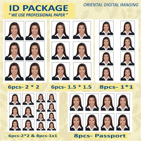 Id Picture 2x2 1x1 Formal Attire With Nametag