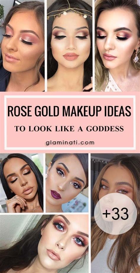Top Rose Gold Makeup Ideas To Look Like A Goddess Rose Gold Makeup