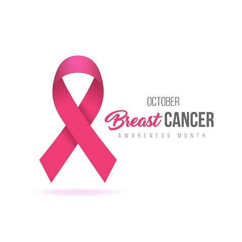 Premium Vector Breast Cancer Awareness Calligraphy Poster Design