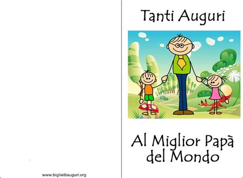 Regala un messaggio emozionante che gli scaldera' il cuore. Biglietto di auguri | 19 marzo: auguri papa` | Pinterest