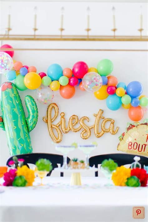 Diy Fiesta Balloon Garland Kit Fiesta Party Decorations Fiesta Party
