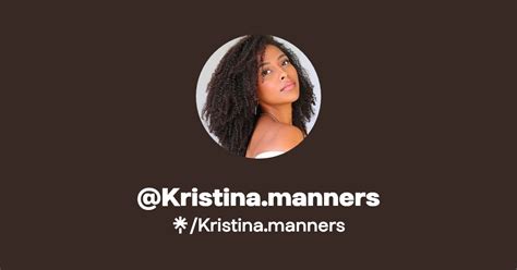 Kristina Manners Instagram Tiktok Linktree