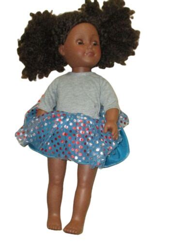 Cititoy 2012 African American Girl Doll 18 Curly Hair Brown Eyes Gs122a Sleepi Ebay