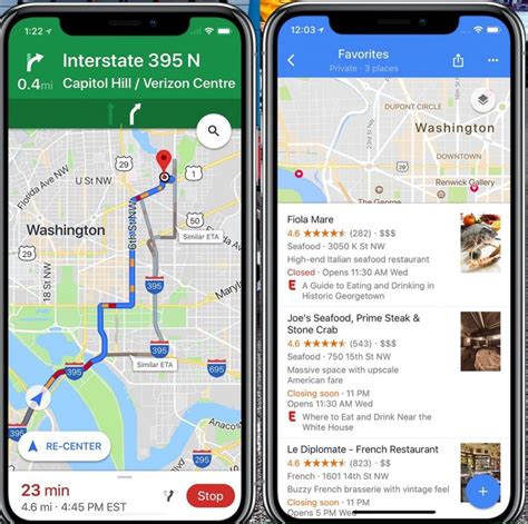 Google maps will then show the area you search for, with the name being displayed along the bottom of the screen. Google Maps on iPhone X | MacRumors Forums