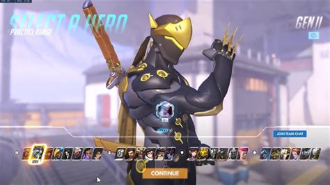 Overwatch Genji Seoul Dynasty In Game Skin Showcase Wgolden Gun