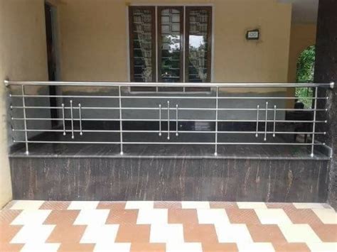 Custom railing fabrication installation for commercial residential. Steel Grill Design For Balcony With Glass | Balcony grill ...