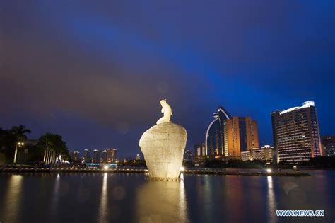 Amazing Night View Of Xiamen Host City For 2017 Brics Summit115