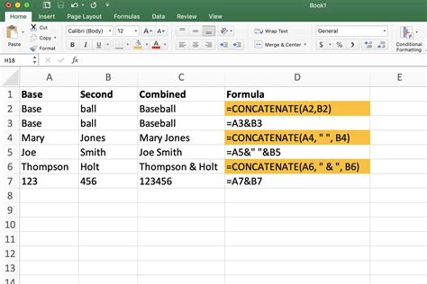 How To Use The Excel Concatenate Function To Combine Cells