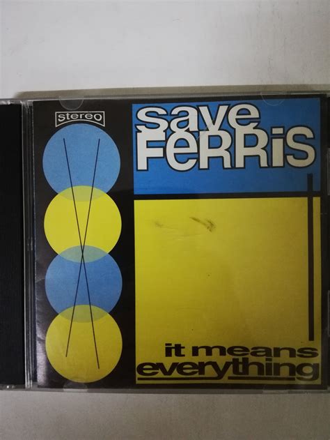 Cd Save Ferris It Means Everything 5099748820822 Libreria Atlas