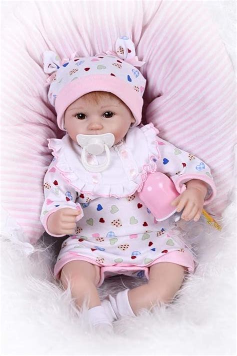 Pinky Reborn Baby Doll Girls Handmade Real Looking Silicone