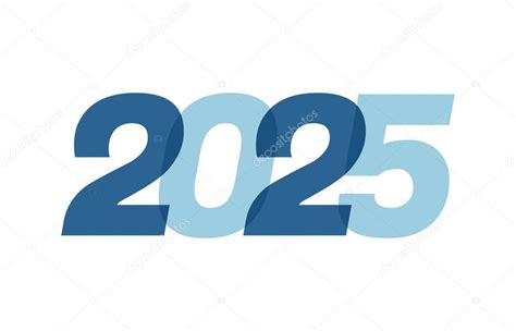 Feliz Año Nuevo 2025 Diseño De Texto 2025 Diseño Del Logotipo Del